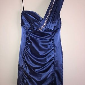 Blue homecoming dress
